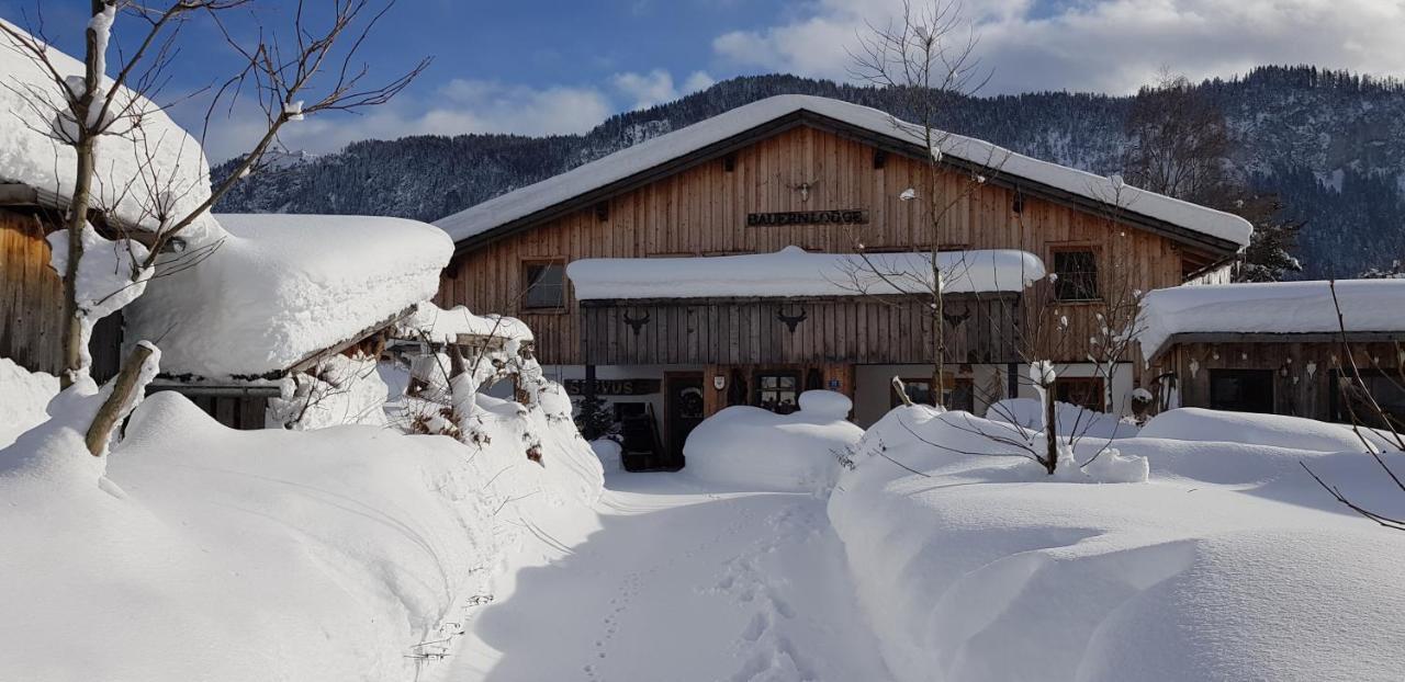 Bauernlodge Alpin Appartements Хёфен Экстерьер фото