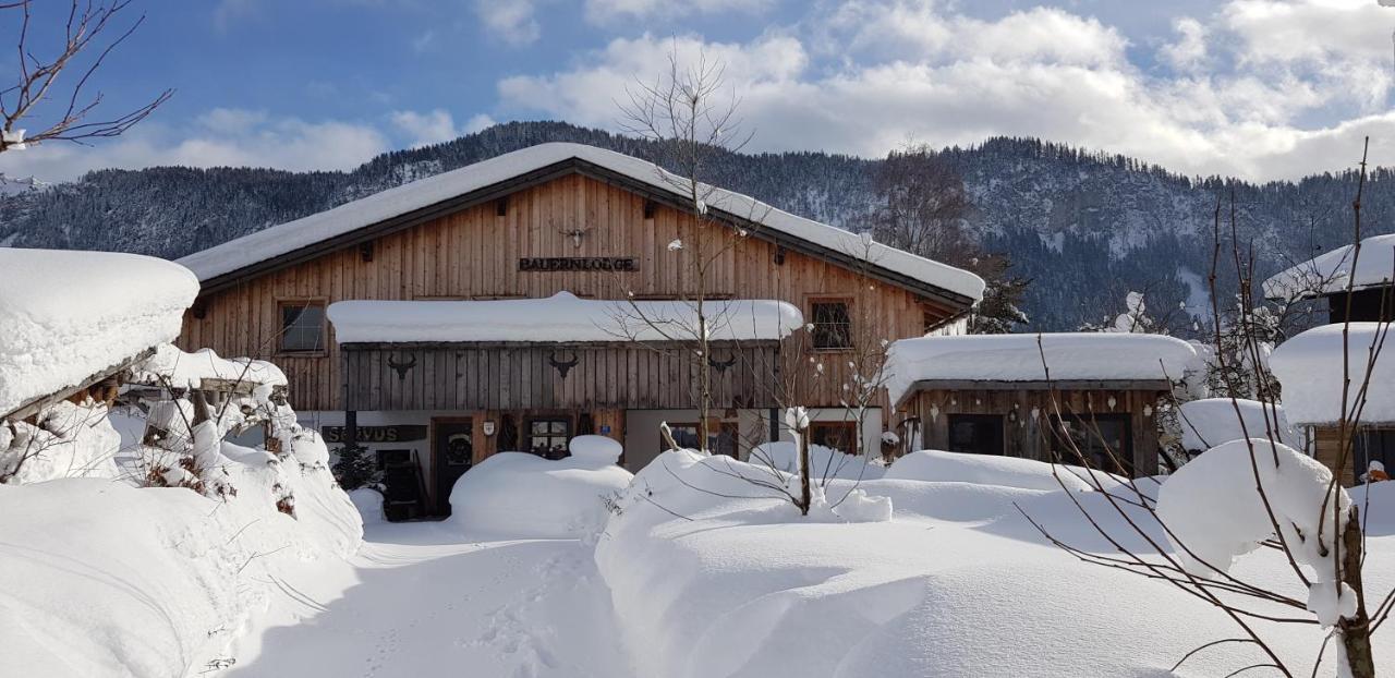 Bauernlodge Alpin Appartements Хёфен Экстерьер фото